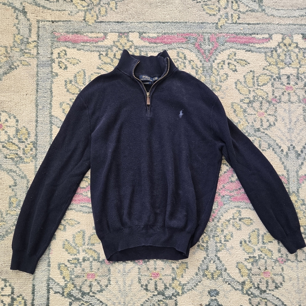 Navy Polo Ralph Lauren zip up